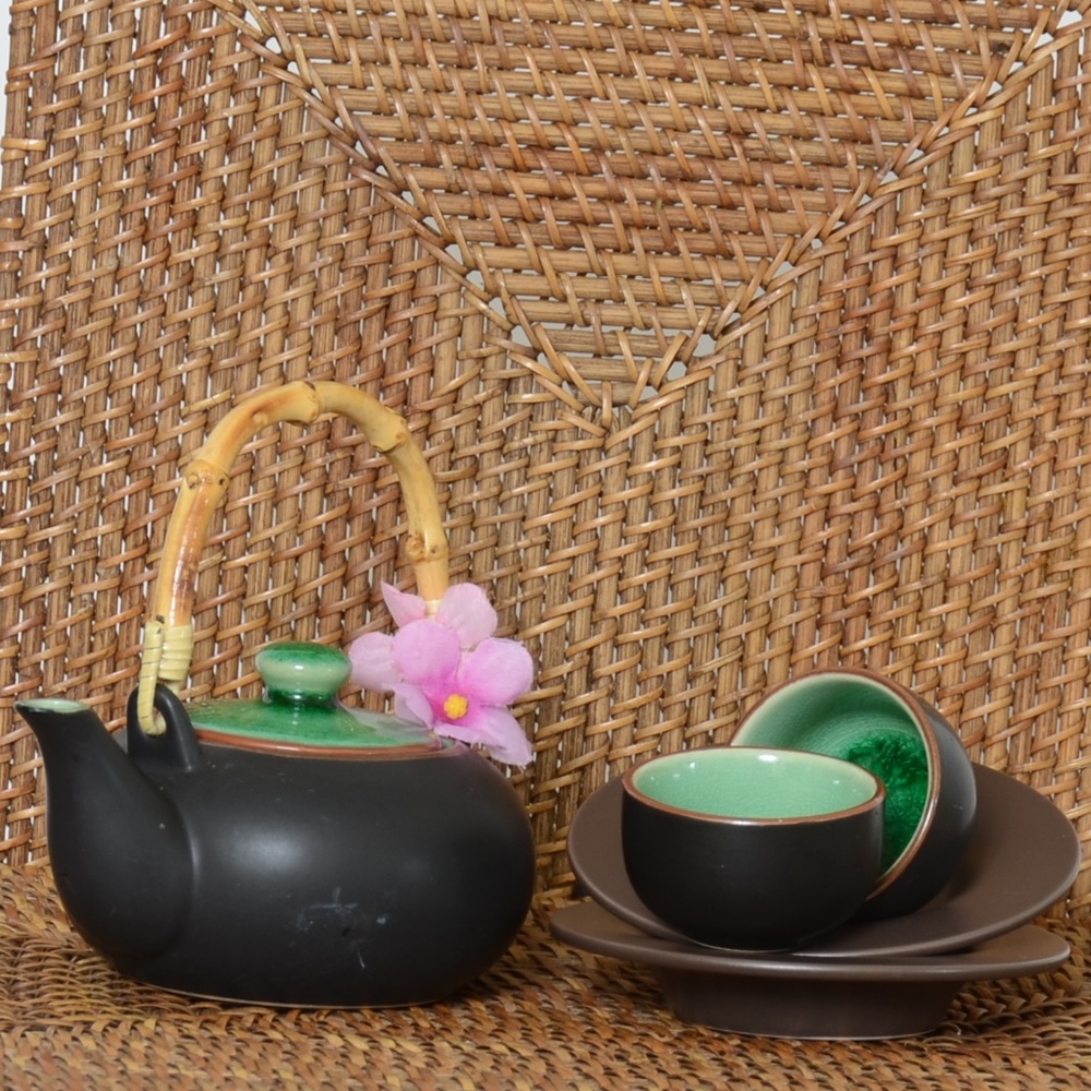 **Oriental Bamboo**Tea 4 Two** NWOT
